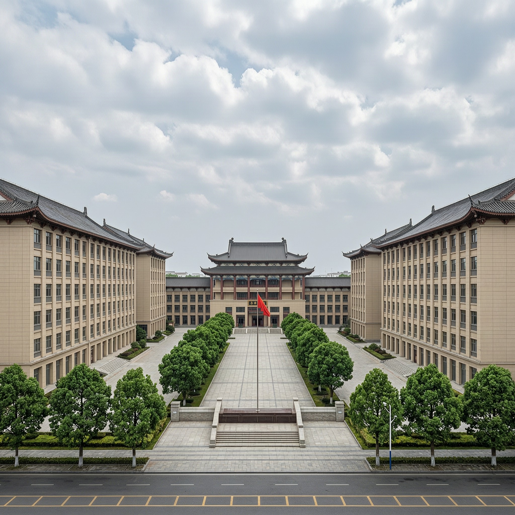 公共建筑夜景亮化案例 - 白天实景原图