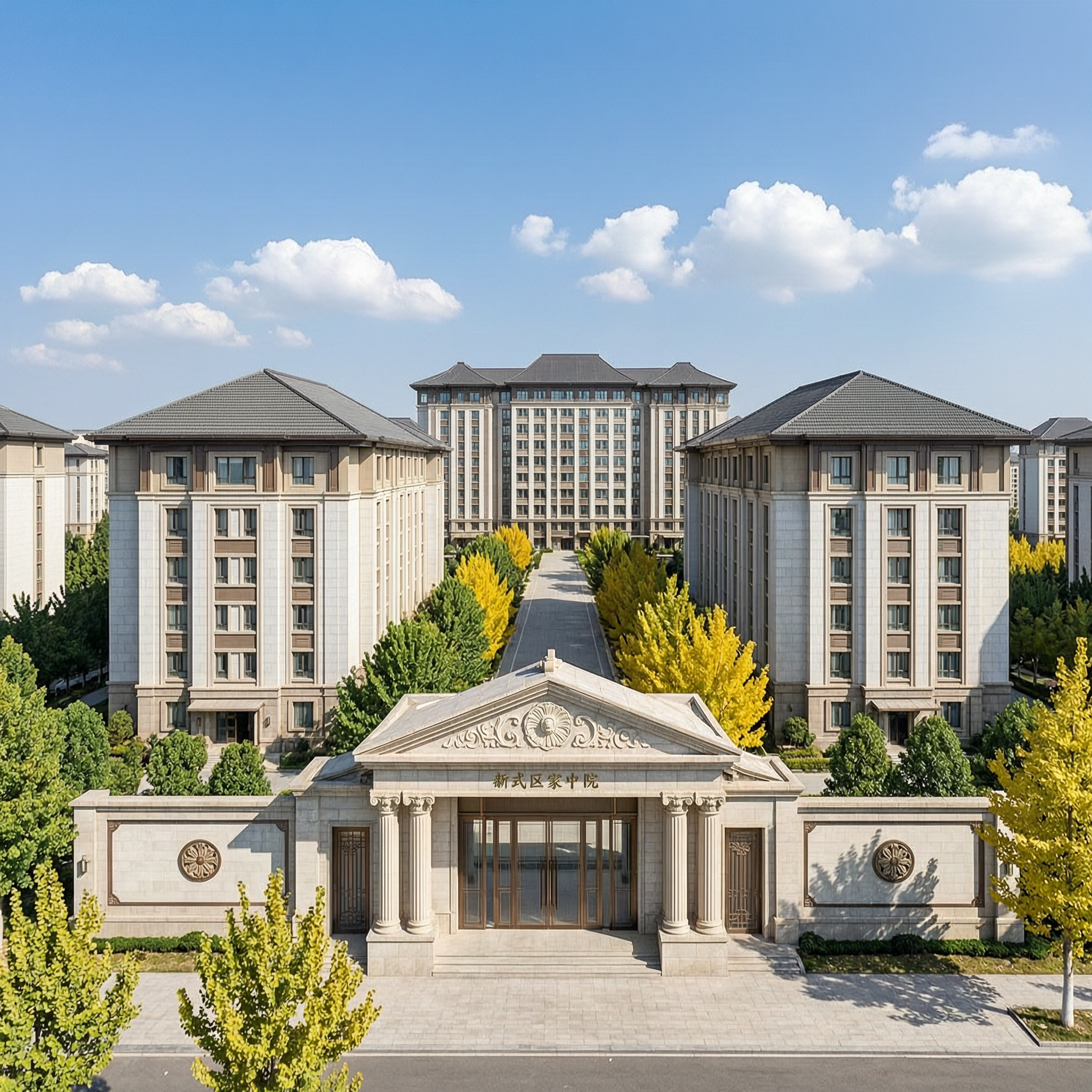 住宅建筑夜景亮化案例 - 白天实景原图