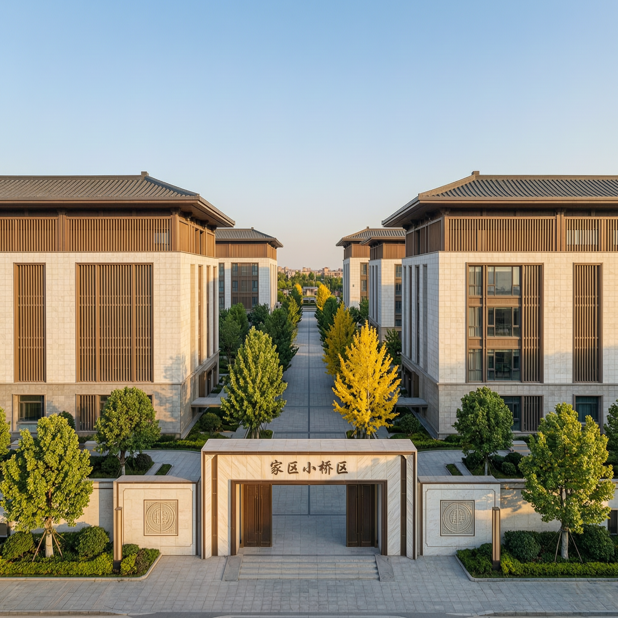 住宅建筑夜景亮化案例 - 白天实景原图