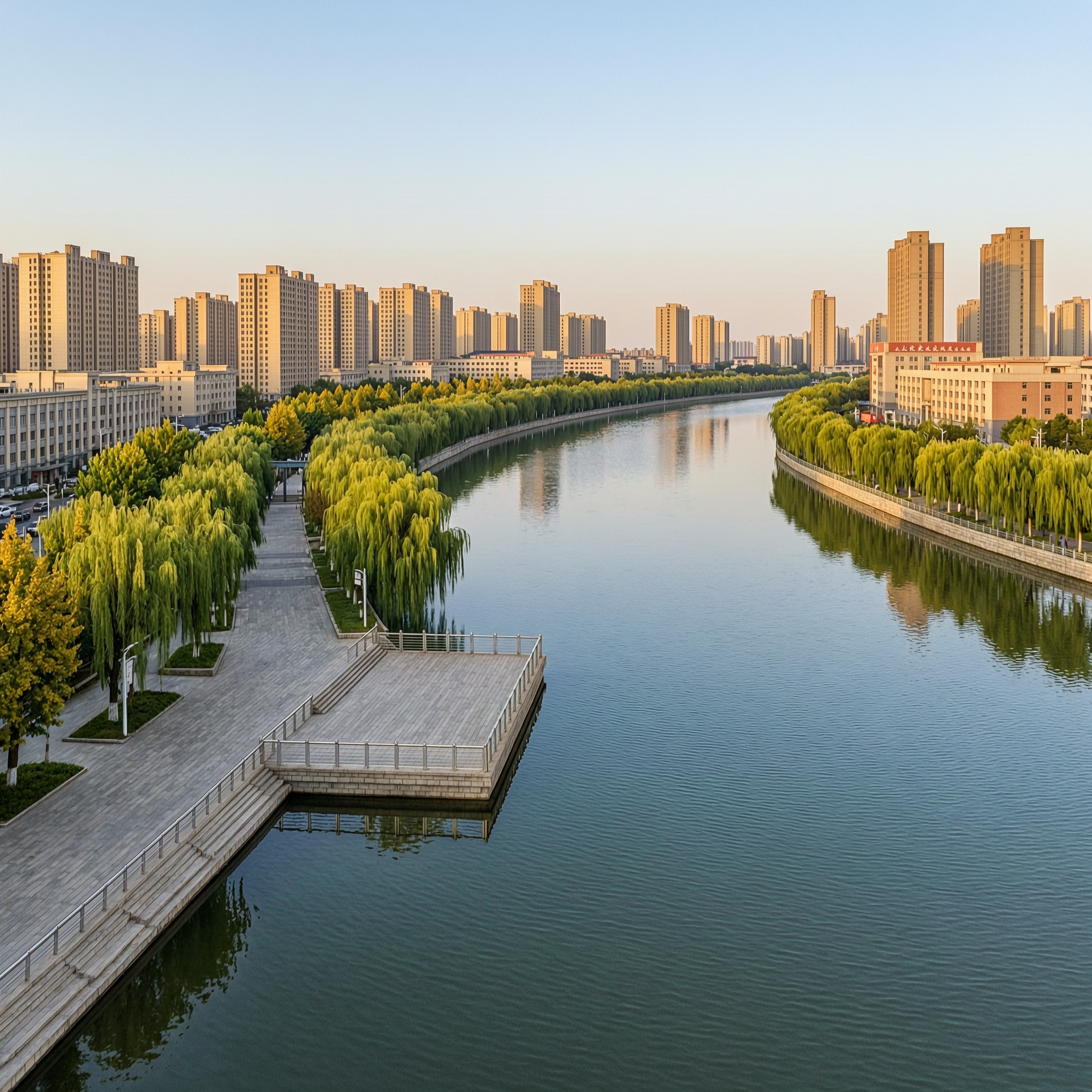 河道水景夜景亮化案例 - 白天实景原图