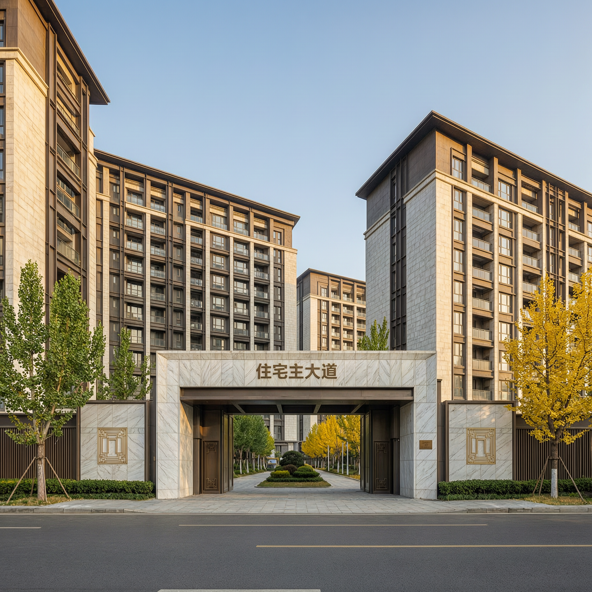 住宅建筑夜景亮化案例 - 白天实景原图