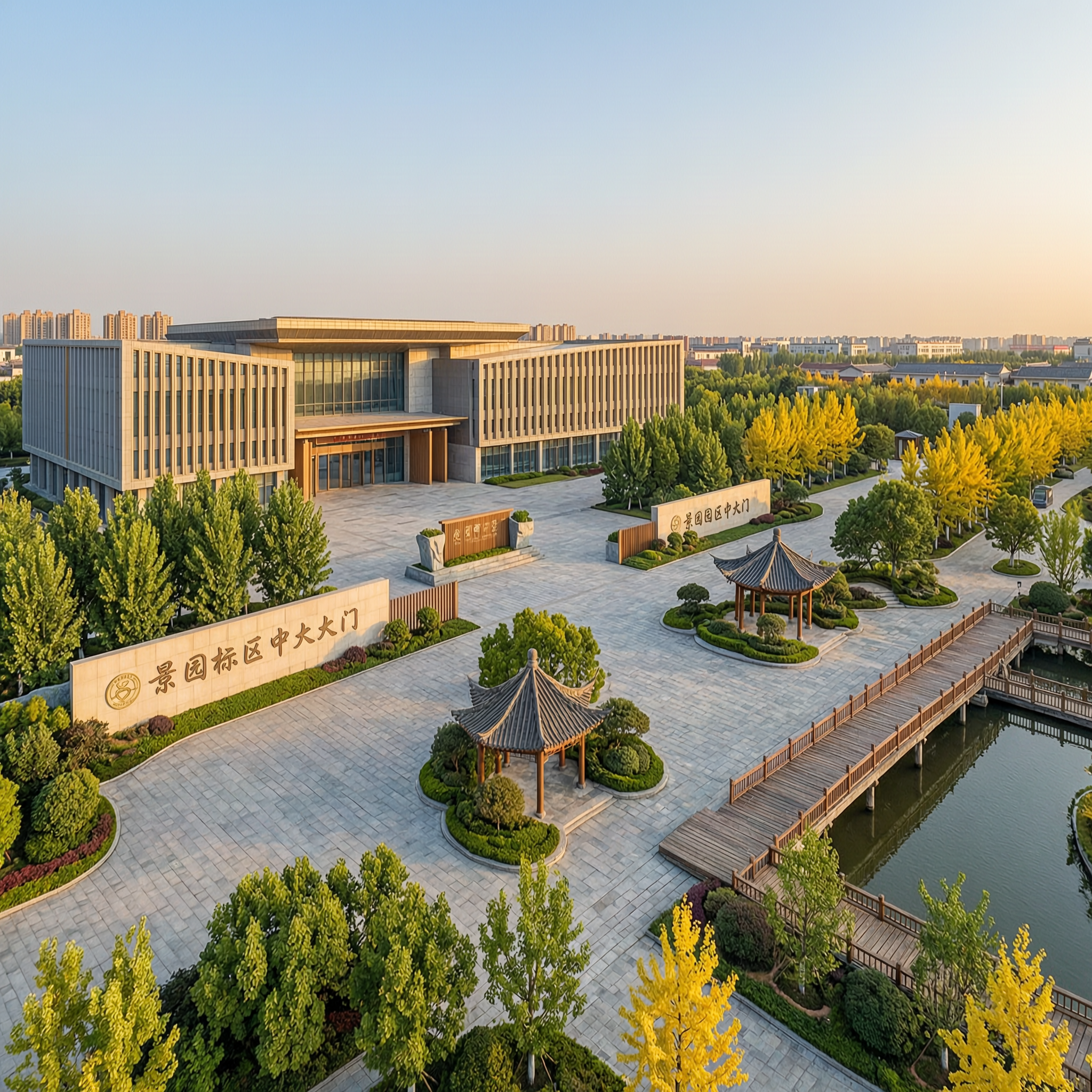 广场景观夜景亮化案例 - 白天实景原图