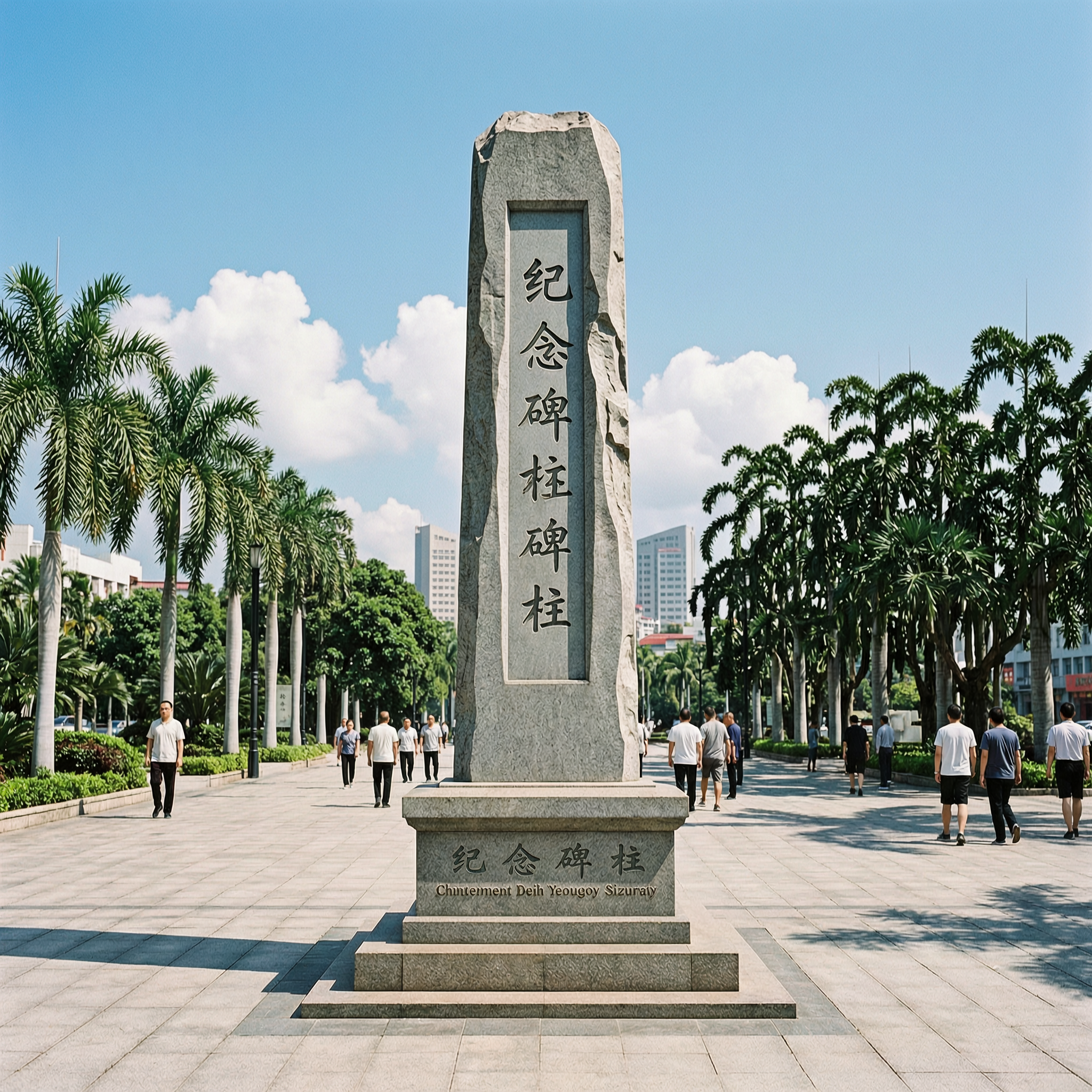 雕塑艺术夜景亮化案例 - 白天实景原图