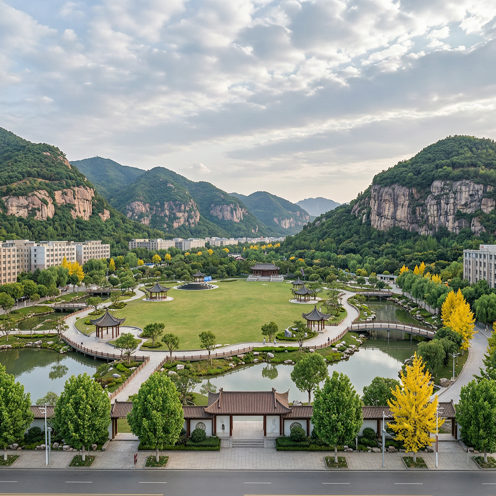 文旅夜游·灯光秀夜景亮化案例 - 白天实景原图
